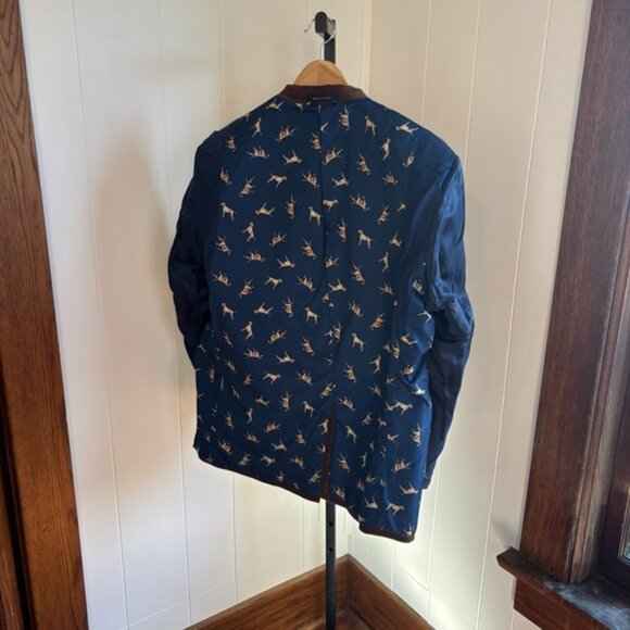 Lauren Ralph Lauren Brown Stretch Corduroy Sport Coat Men’s 44R Elbow Patches - Picture 3 of 10